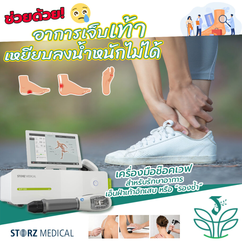 ช่วยด้วย!! เจ็บเท้า เหยียบลงน้ำหนักไม่ได้